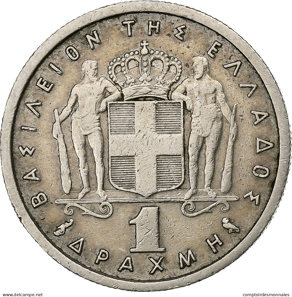 Grèce, Paul I, Drachma, 1962, Cupro-nickel, TTB+, KM:81 - Greece