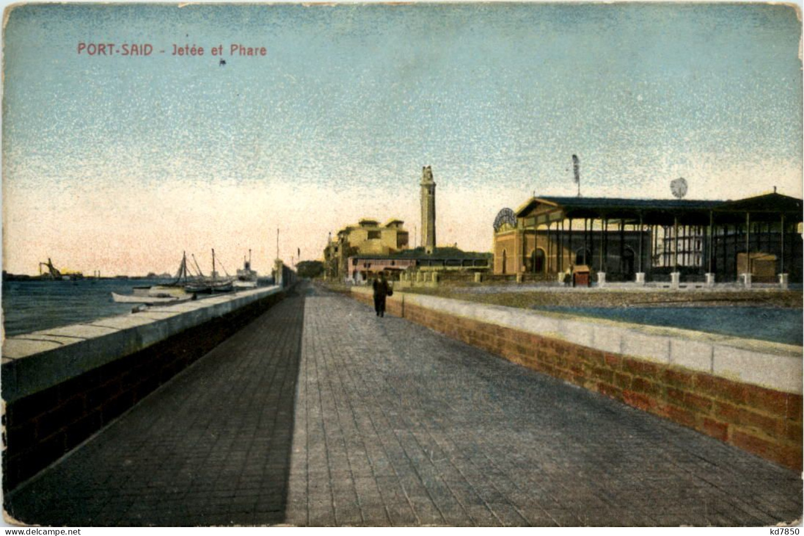 Port Said - Jetee Et Phare - Port Said
