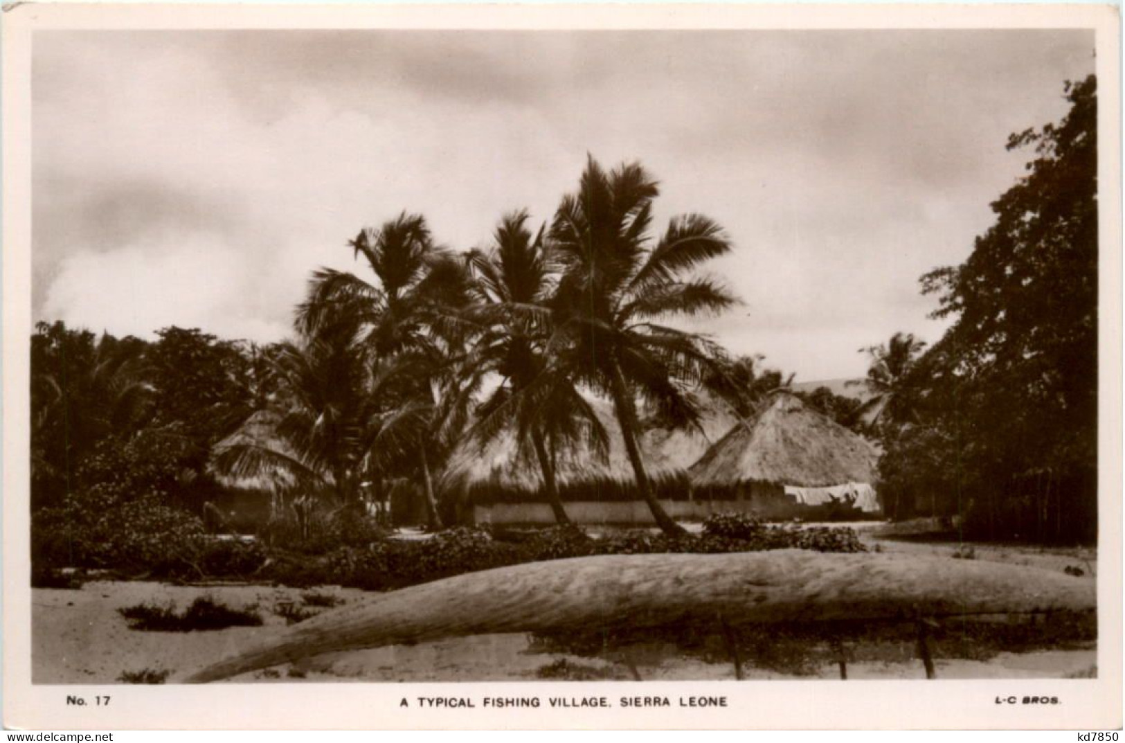 Sierra Leone - Typical Fishing Village - Sierra Leone