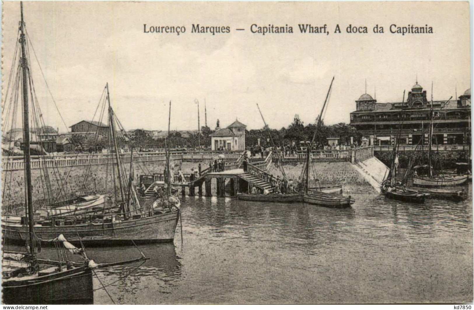 Lourenco Marques - Capitania Wharf - Mozambico