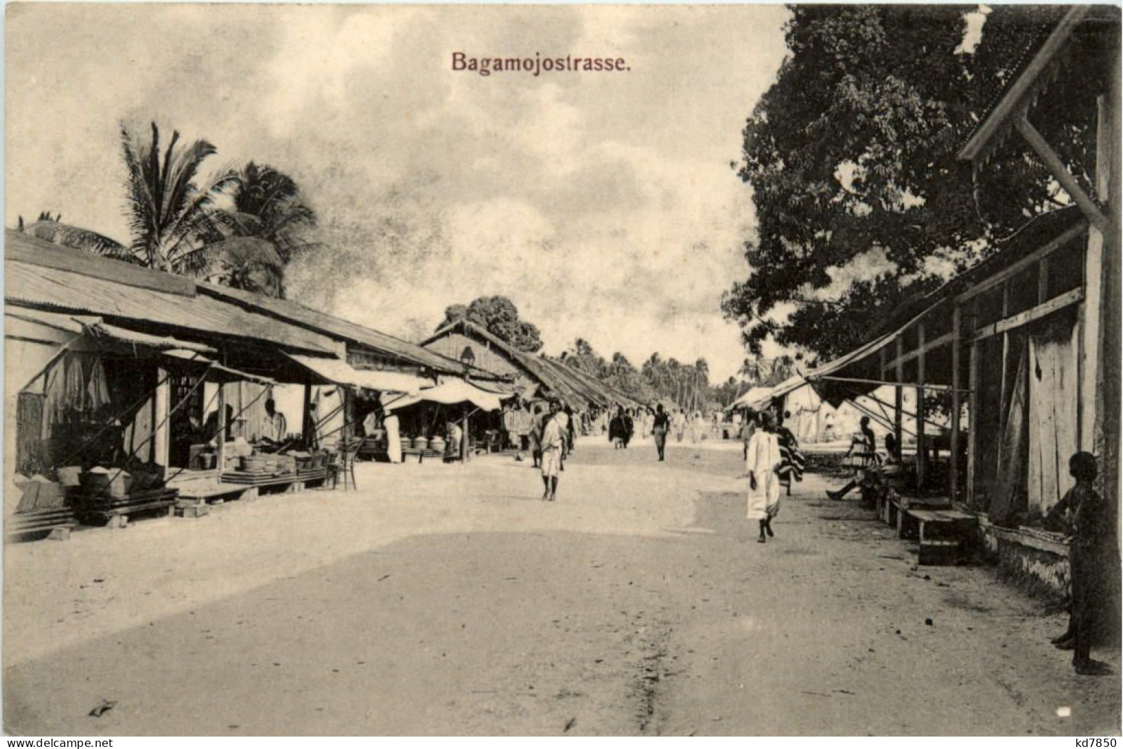 Deutsch Ost Afrika - Dar-es-Salaam - Bagamojostrasse - Ehemalige Dt. Kolonien