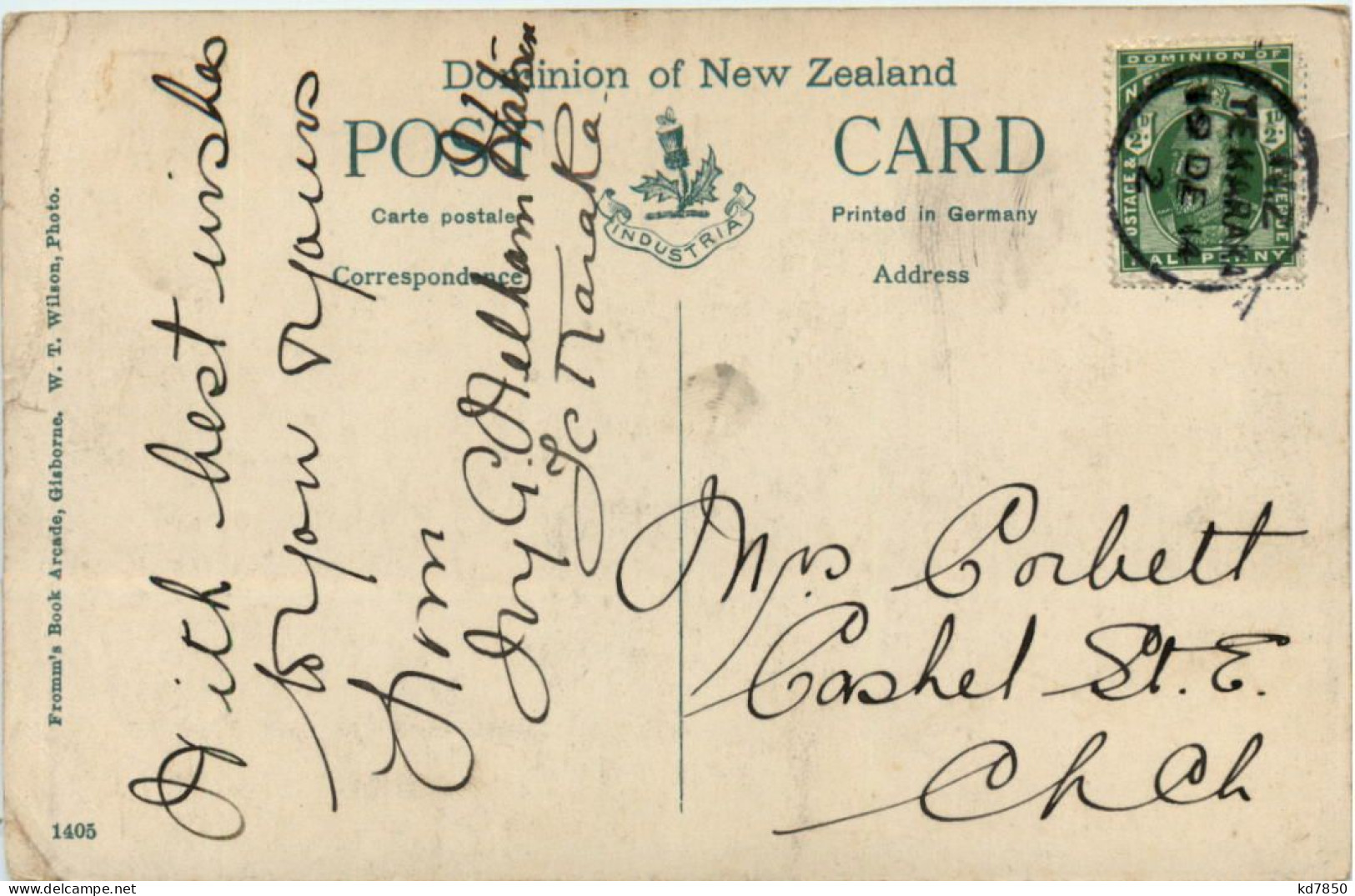 Gisborne - Post Office An Court House - New Zealand - Nuova Zelanda