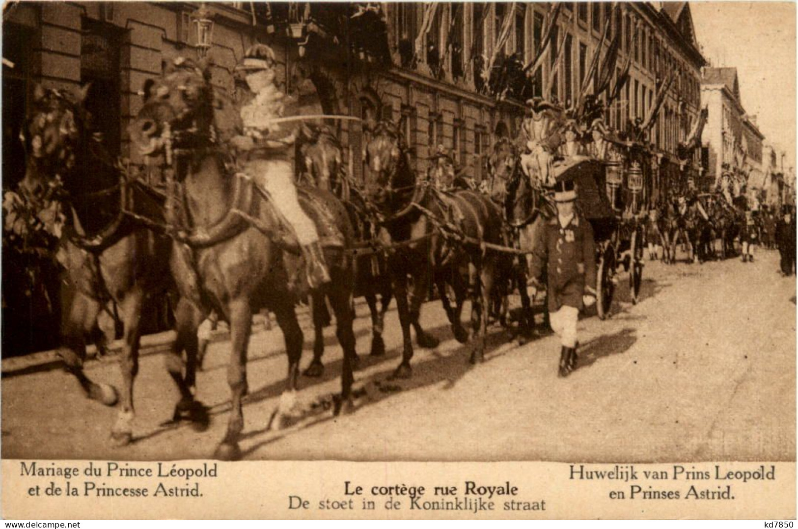 Mariage Du Prince Leopold - Familles Royales