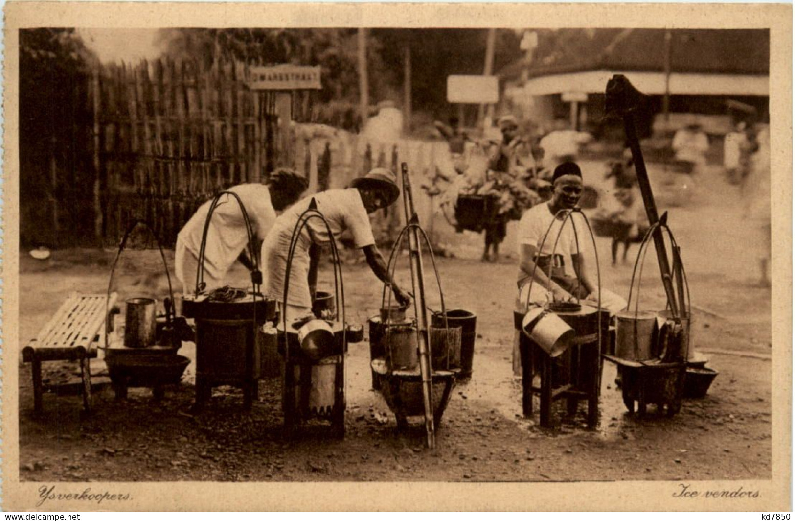 Batavia - Ice Vendors - Indonesia