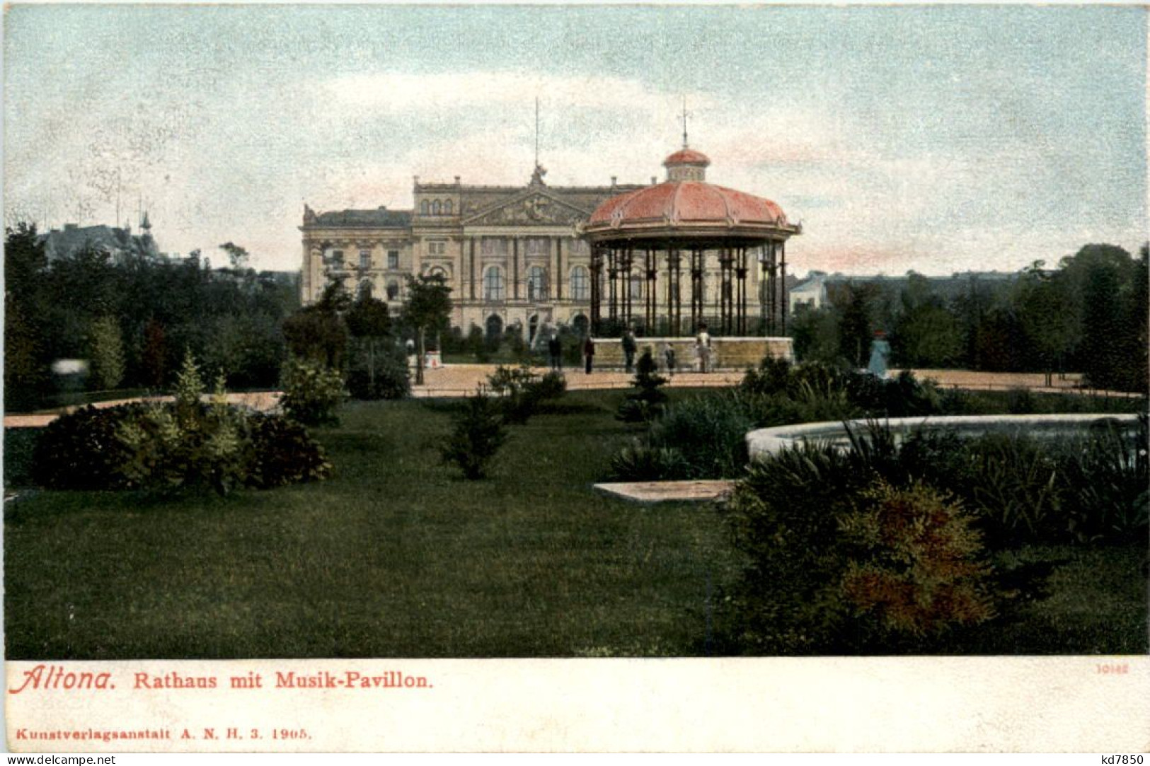 Altona - Rathaus Mit Musik Pavillon - Altona