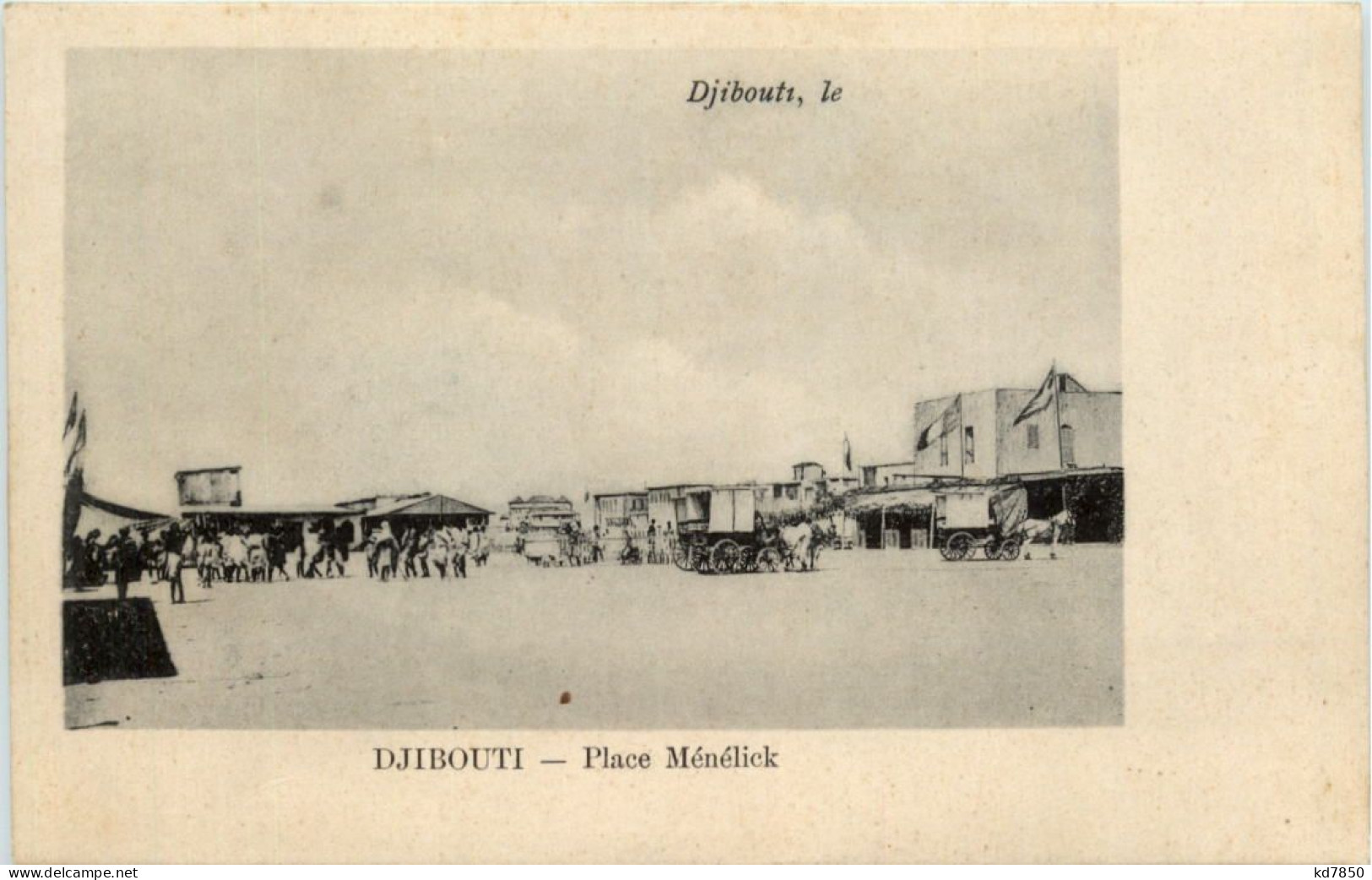 Djibouti - Place Menelick - Djibouti