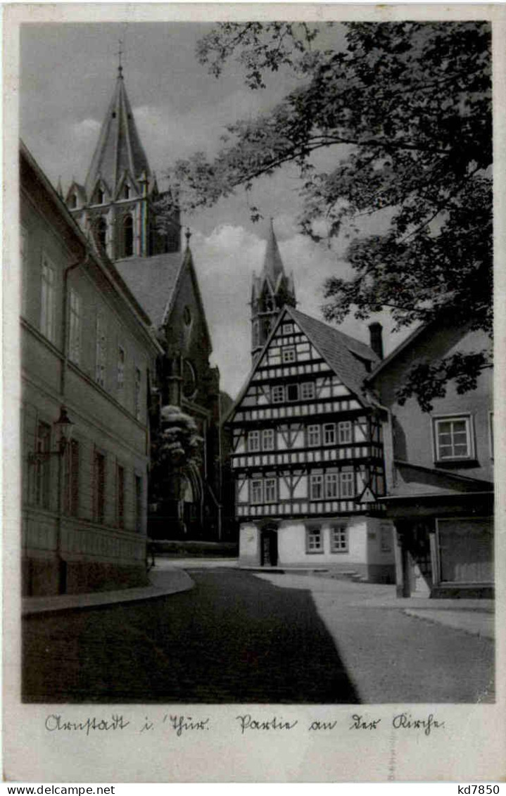 Arnstadt/Thür., Partie An Der Kirche - Arnstadt