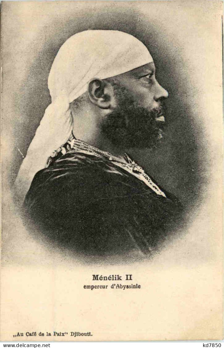 Ethiopie - Menelik II Empereur D Abyssinie - Äthiopien