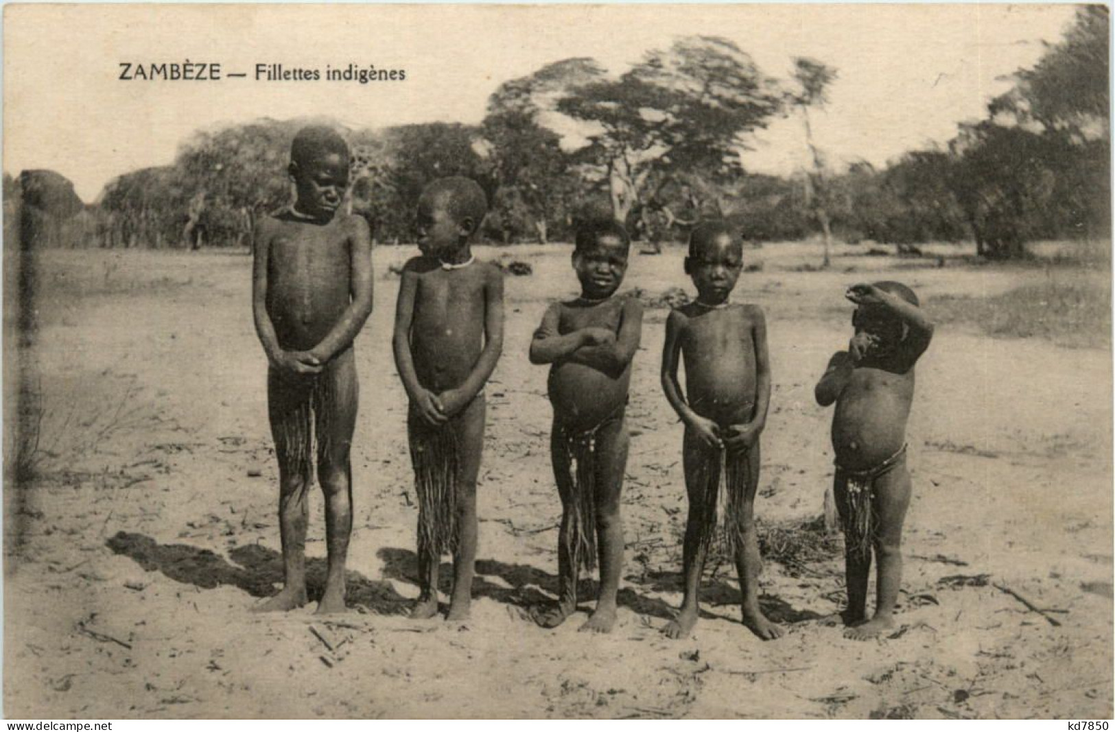 Zambeze - Fillettes Indigenes - Non Classificati