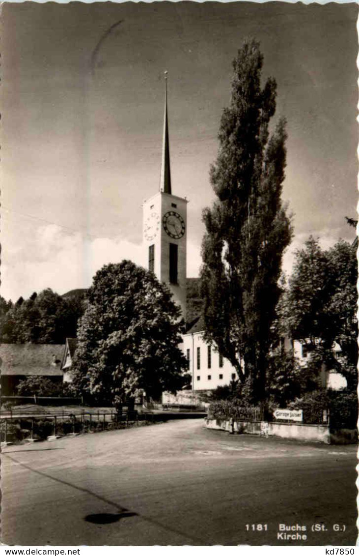 Buchs - Kirche - Buchs