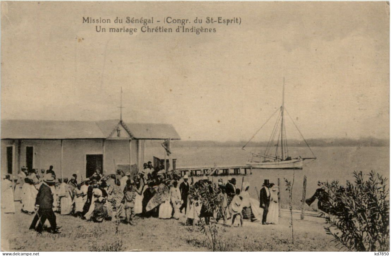 Senegal - Un Mariage Chretien D Indigenes - Sénégal