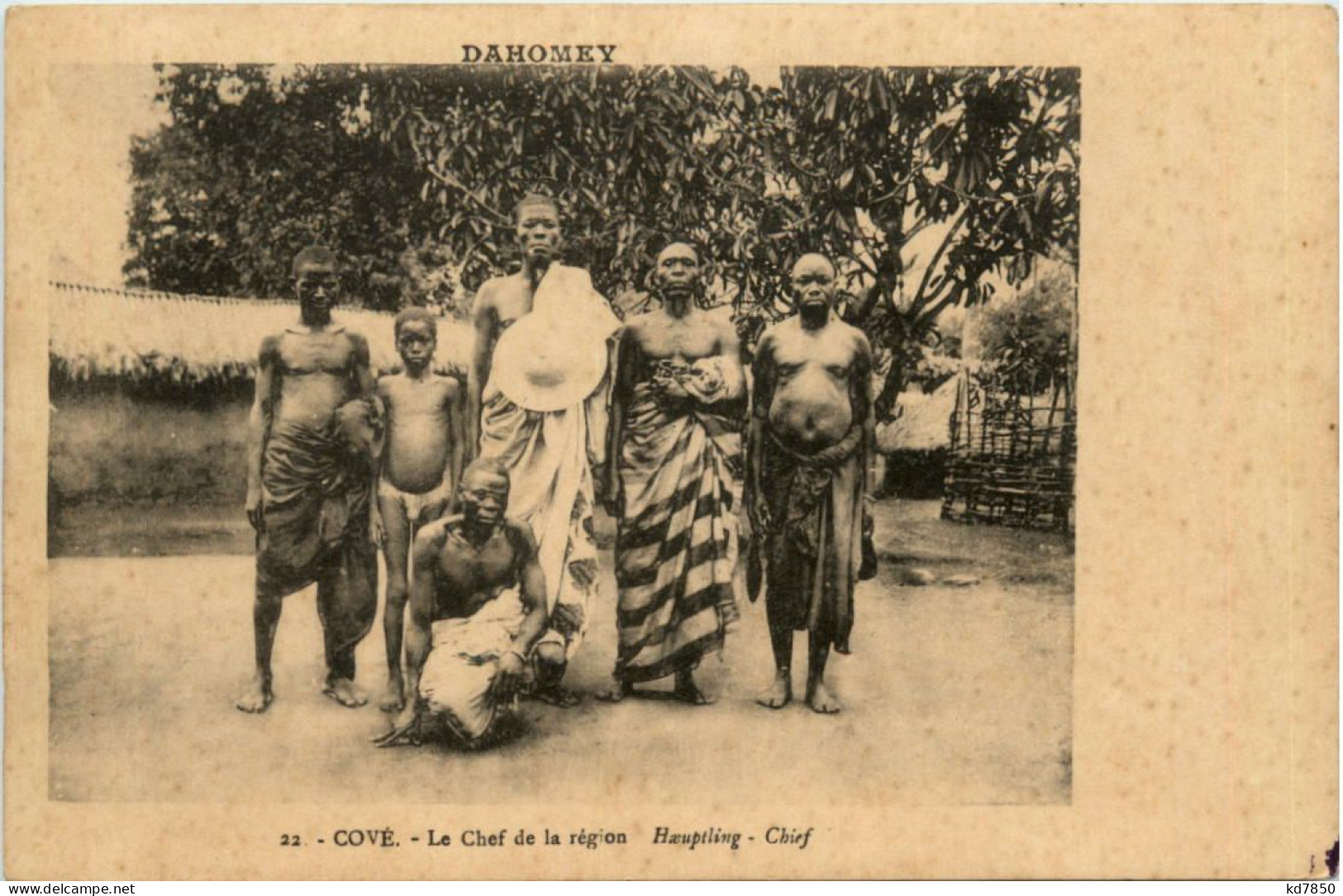 Dahomey - Cove - Le Chef De La Region - Benin