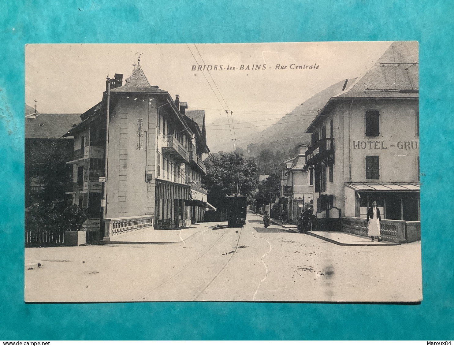 73/ Brides Les Bains Rue Centrale Tramway - Brides Les Bains