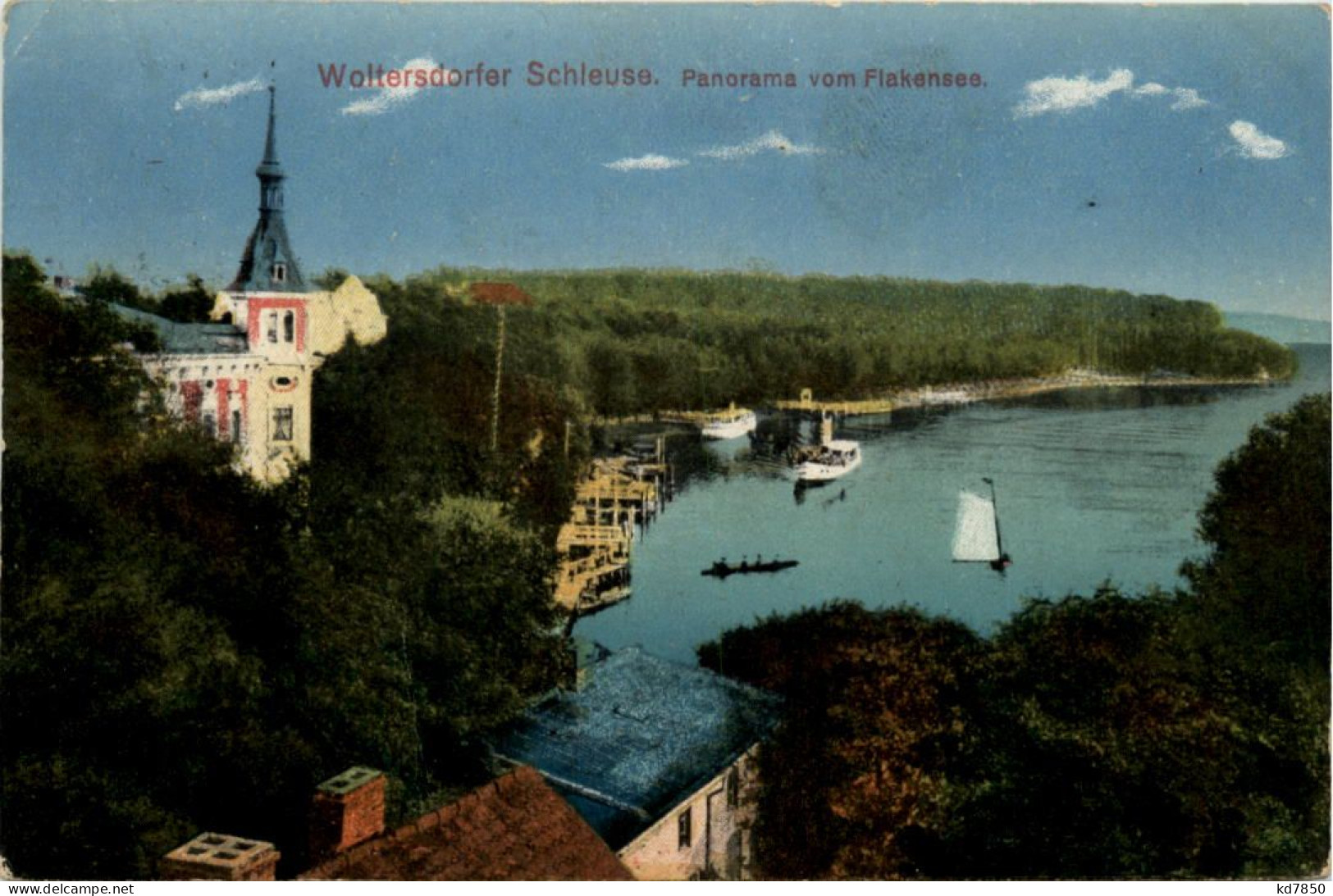 Woltersdorfer Schleuse, Panorama Vom Flakensee - Woltersdorf