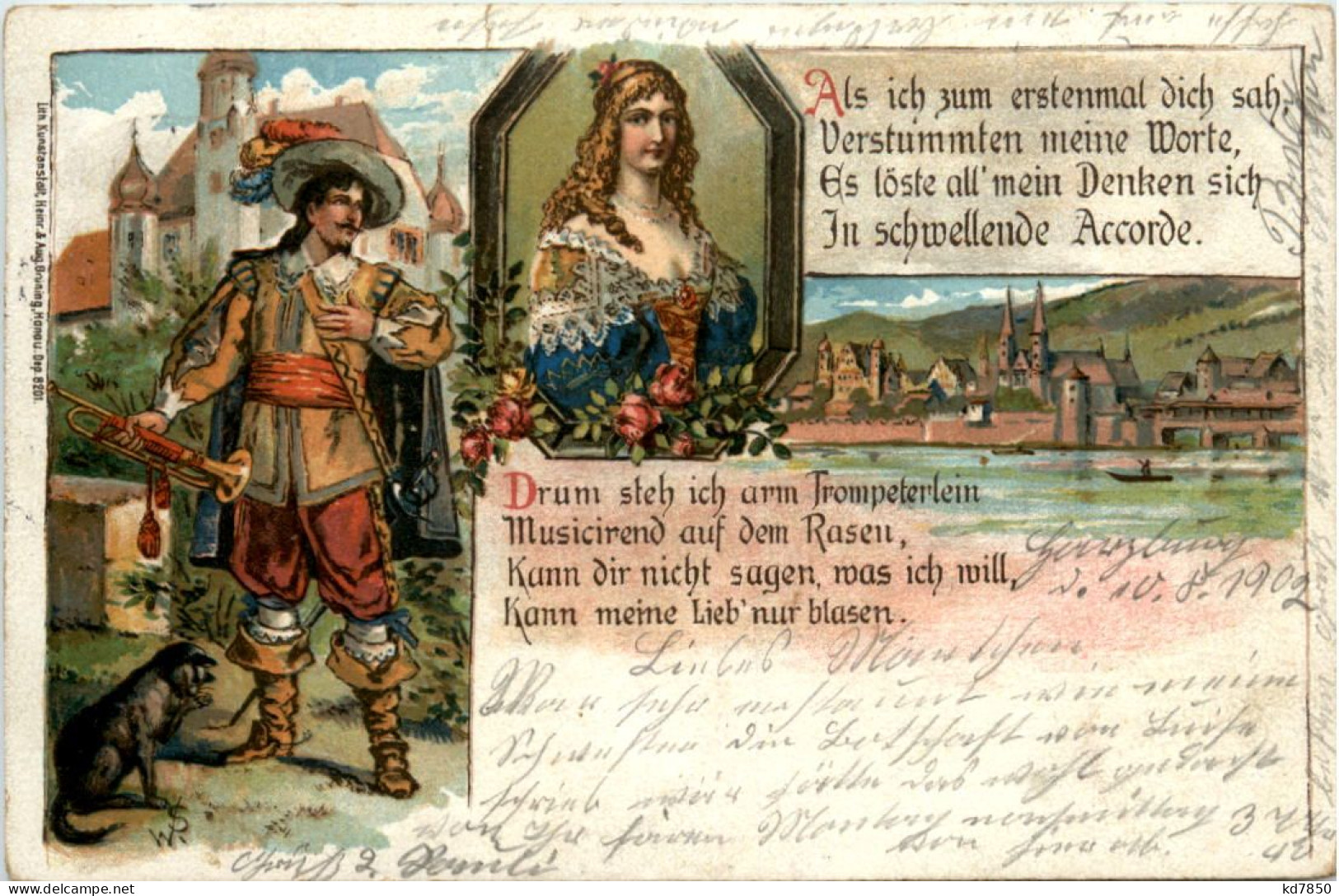 Bläser Von Säckingen - Litho - Bad Saeckingen