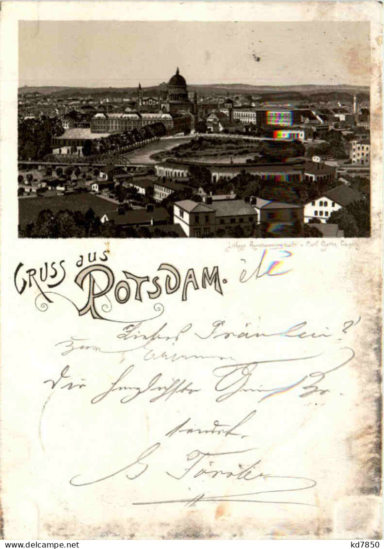 Gruss Aus Potsdam - Litho - Potsdam