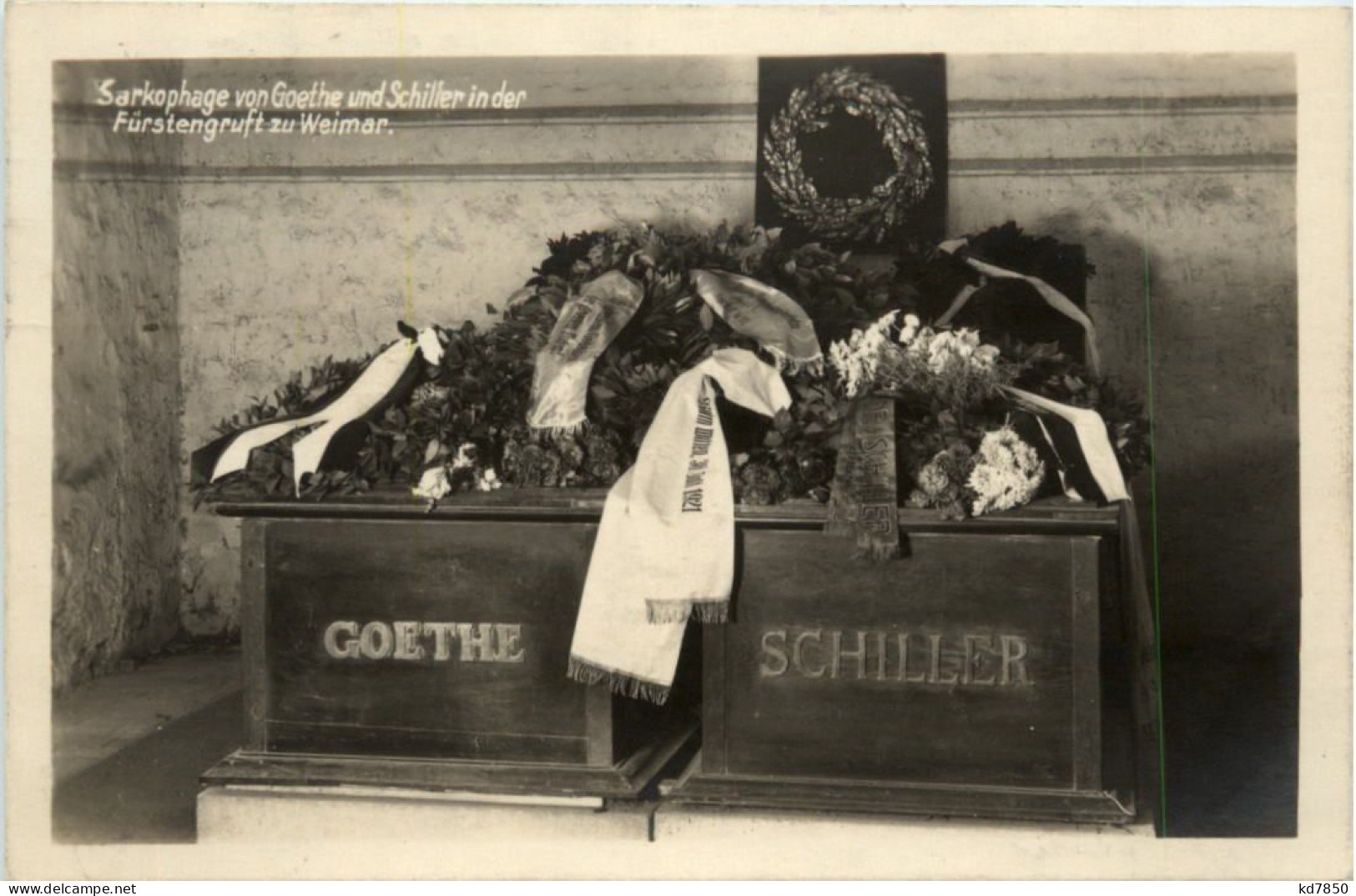 Fürstengruft Zu Weimar, Sarkophage Von Goethe U. Schiller - Weimar