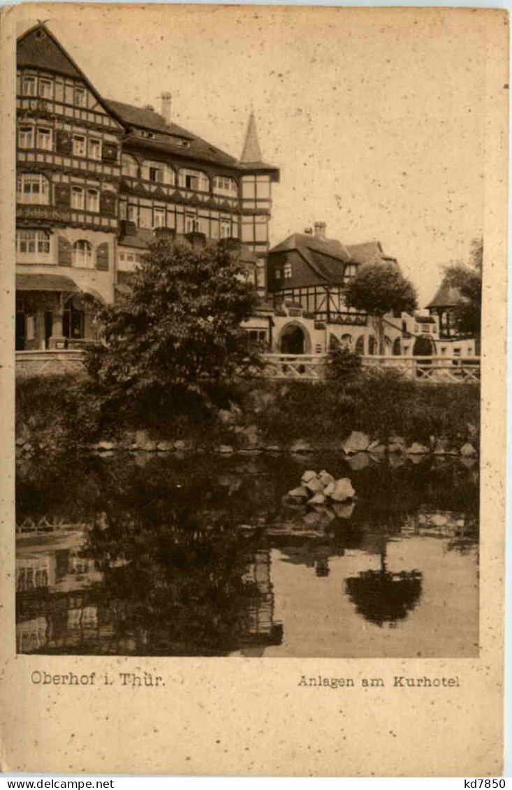 Oberhof I. Thür., Anlagen Am Kurhotel - Oberhof