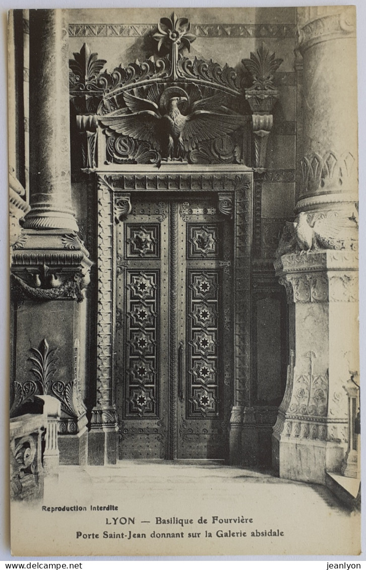 LYON (69 Rhône) - Basilique De Fourvière - Porte Saint Jean Donnant Sur La Galerie Absidale - Lyon 5