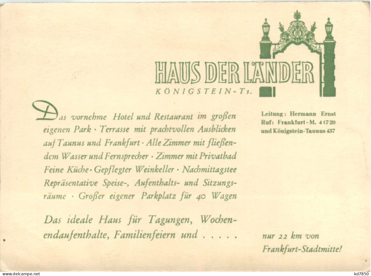 Haus Der Länder, Königstein - Koenigstein