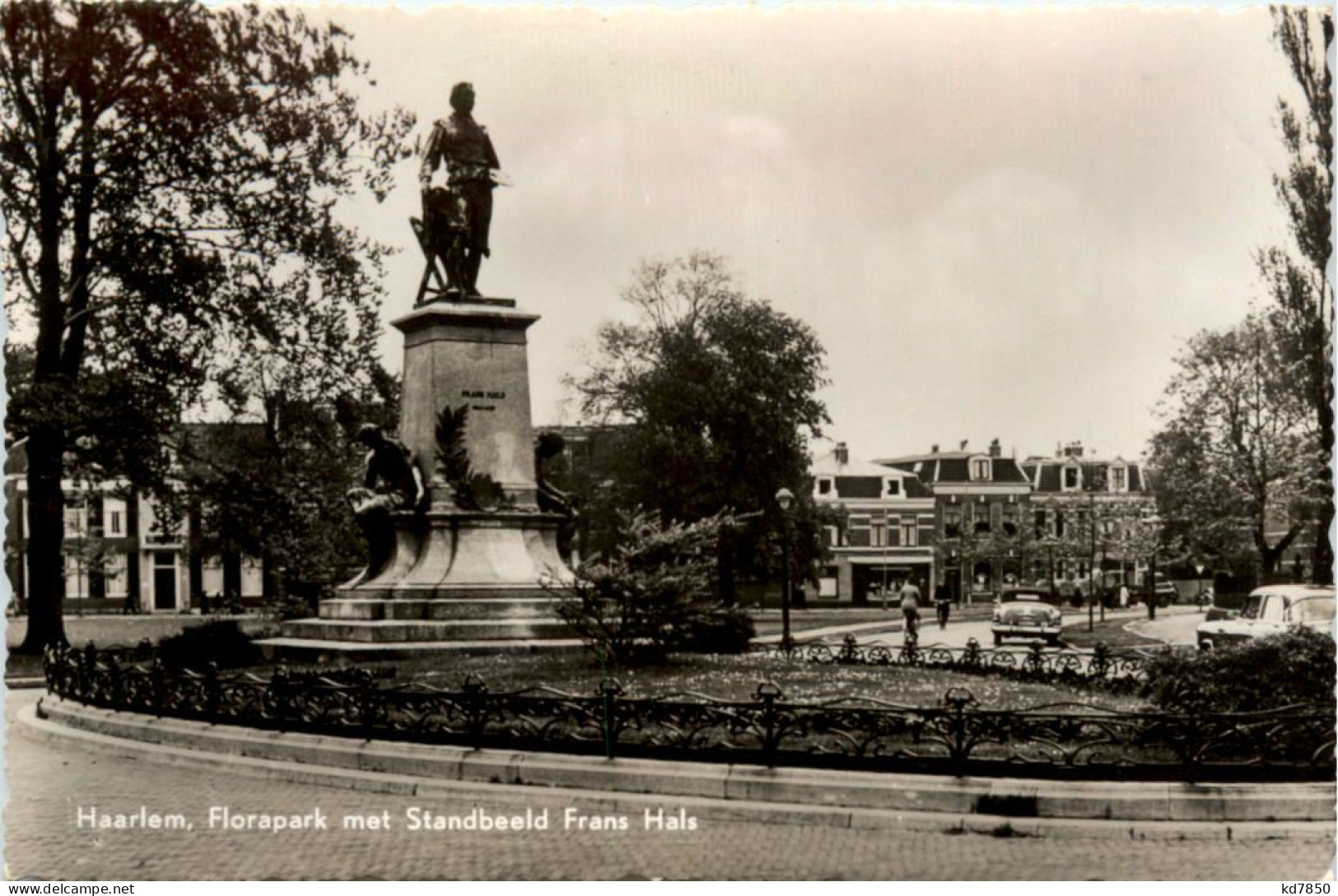 Haarlem - Florapark Met Standbeeld Frans Hals - Haarlem