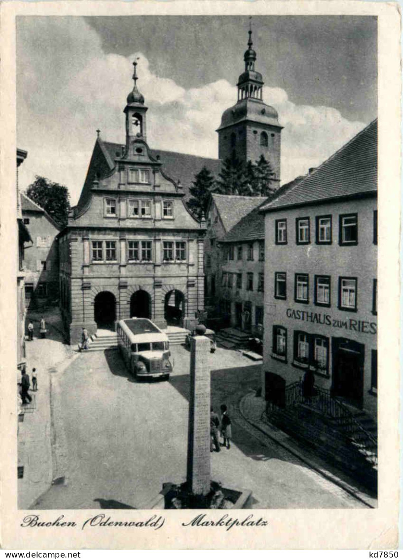 Buchen Odenwald, Marktplatz - Mosbach