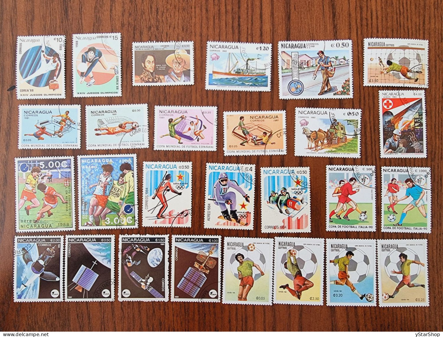 Nicaragua Stamps Lot - Used - Various Themes - Nicaragua