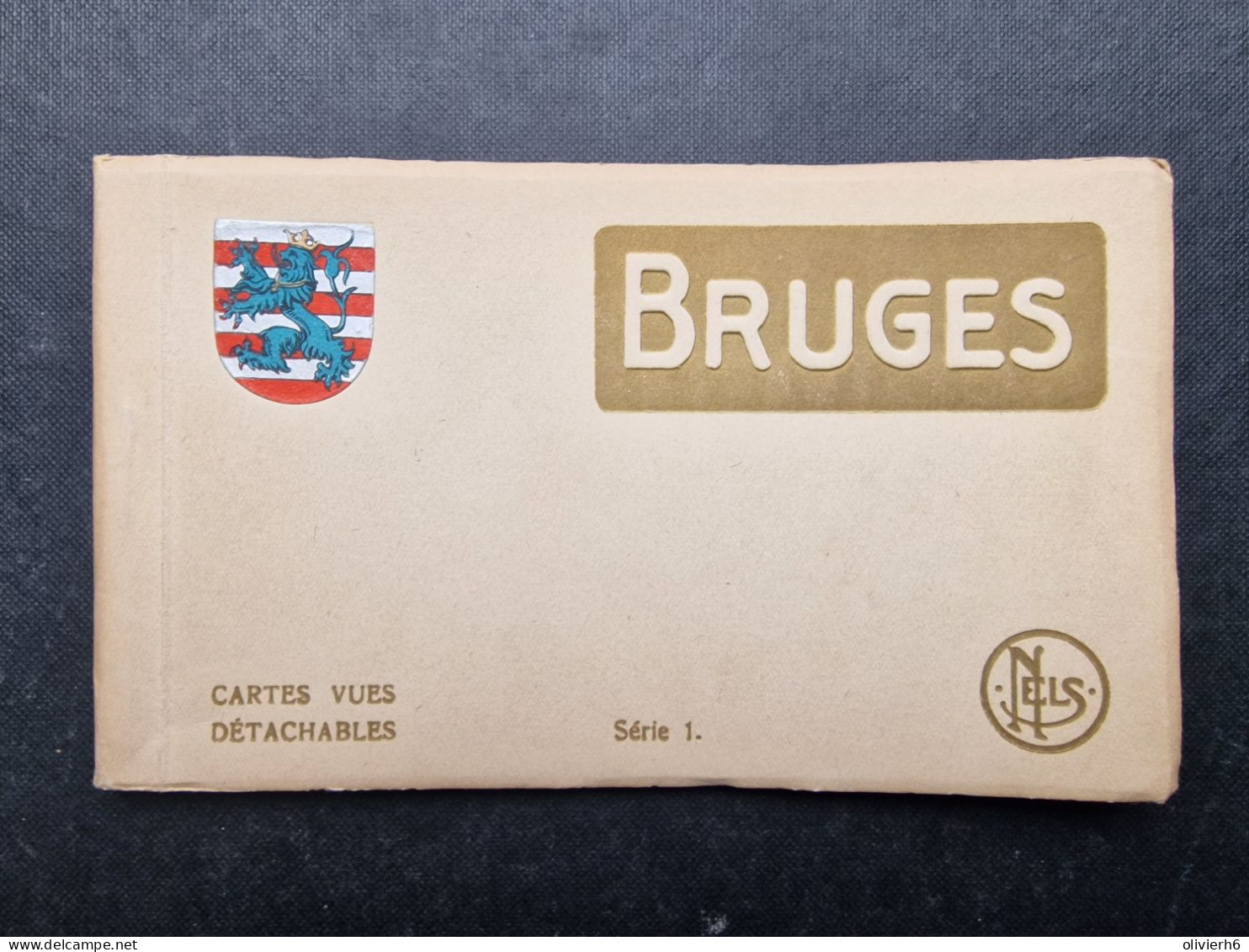 CARNET 10 CP BELGIQUE - BELGÏE (V2402) BRUGES (12 Vues) NELS Série 1 - Bouillon