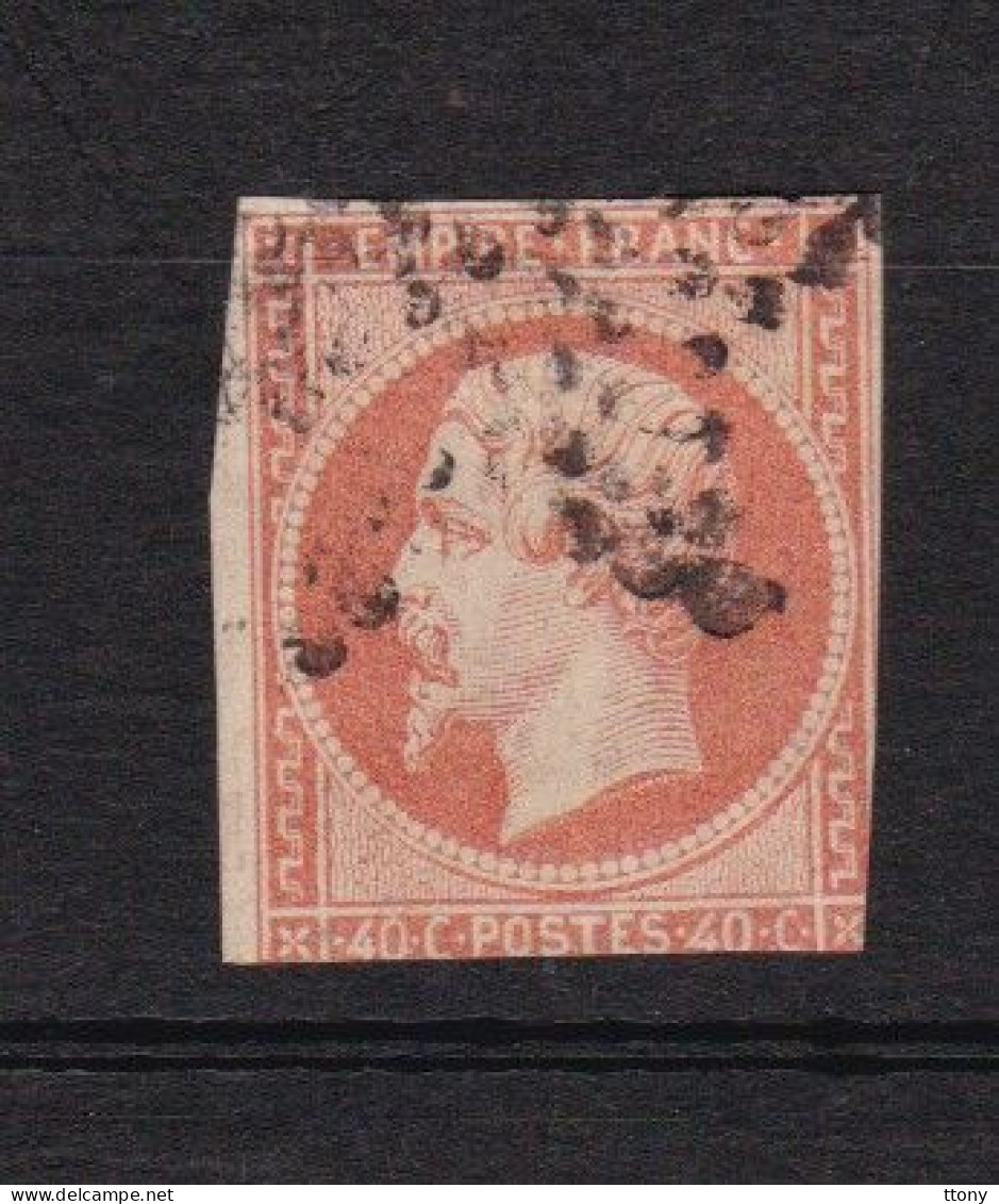 10  Timbres    Napoléon III    Oblitéré       Différentes   Valeurs Dentelés   Et  Non Dentelés - 1853-1860 Napoleon III