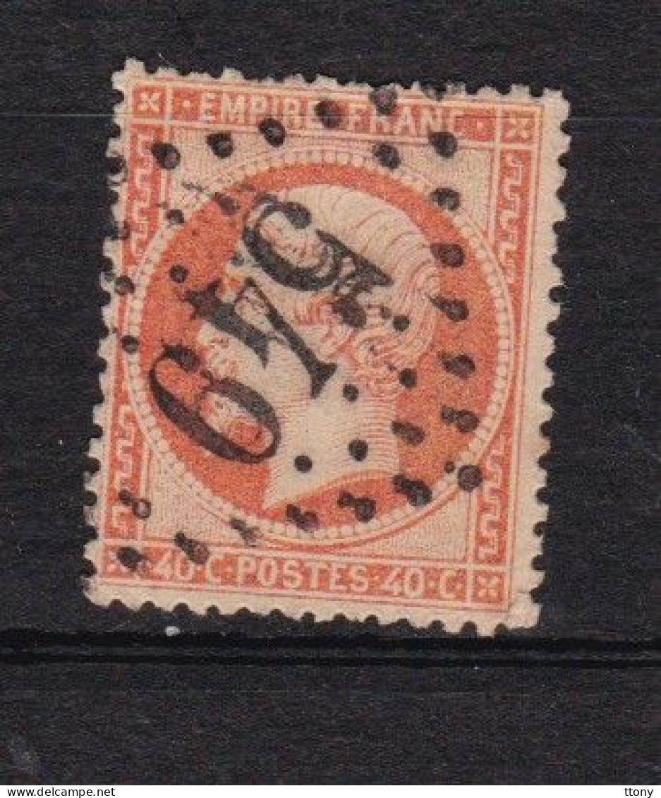 10  timbres    Napoléon III    oblitéré       différentes   valeurs dentelés   et  non dentelés