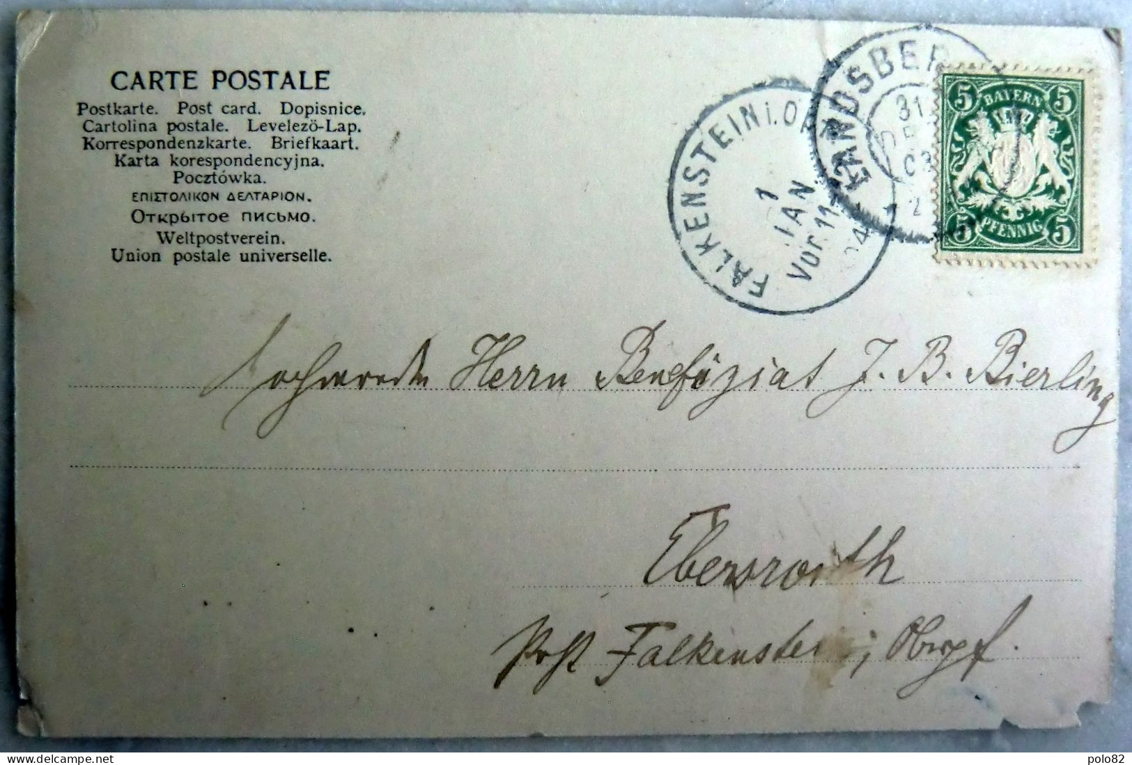 Alte Ansichtskarte - Gruss Aus Landsberg 1904 - Landsberg