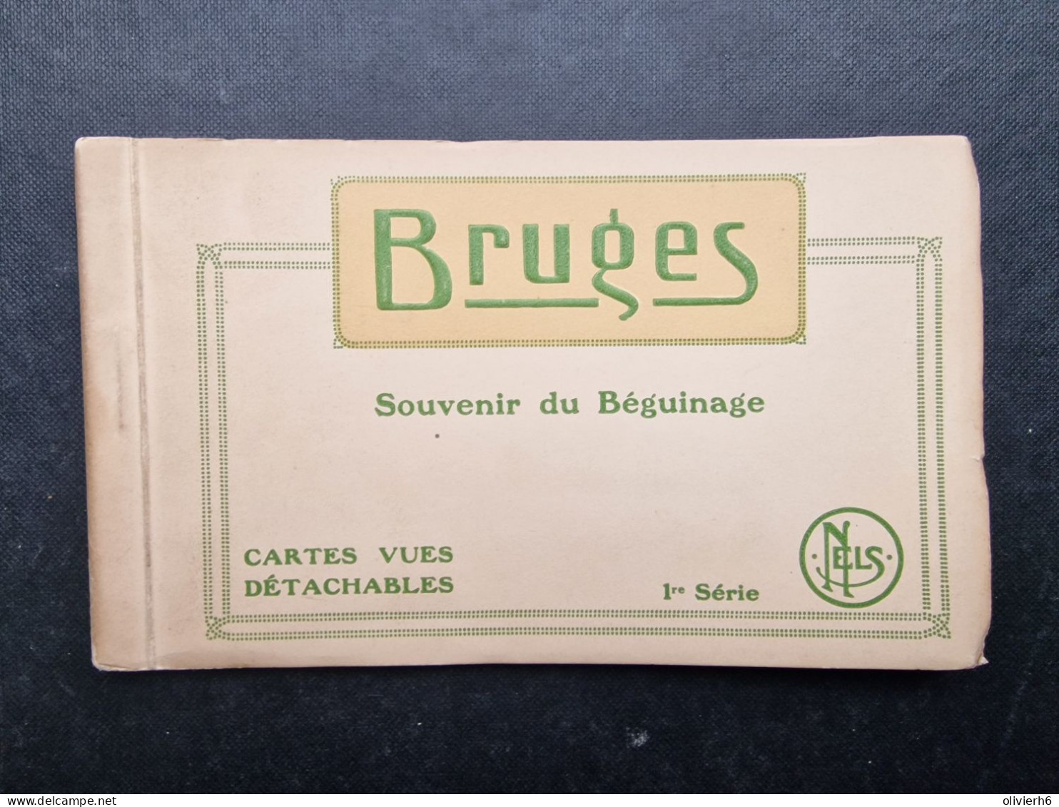 CARNET 10 CP BELGIQUE - BELGÏE (V2402) BRUGES (12 Vues) SOUVENIR DU BEGUINAGE NELS Série 1 - Brugge