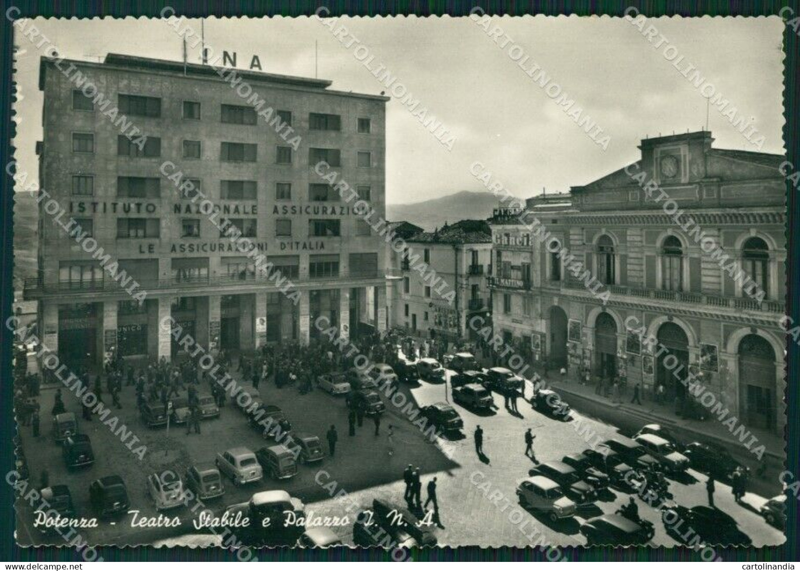 Potenza Città Teatro Stabile Foto FG Cartolina ZK1208 - Potenza