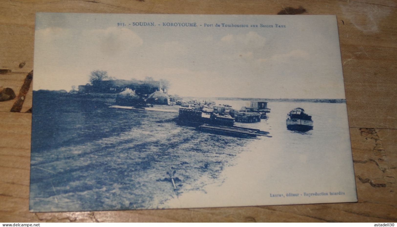 MALI :  KOROYOUME, Port De Tombouctou Aux Basses Eaux ................ BE-17891 - Mali