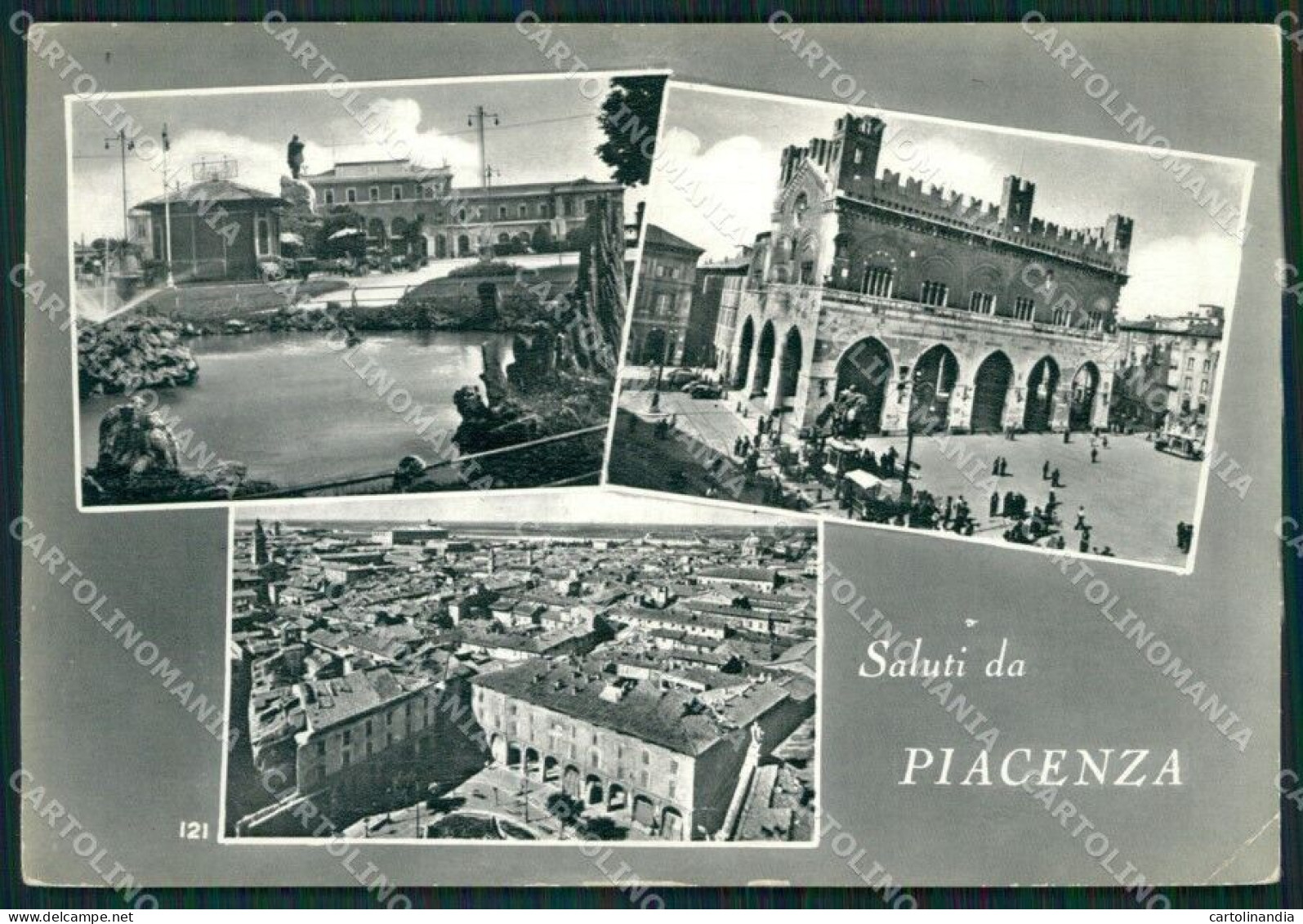 Piacenza Saluti Da Foto FG Cartolina ZK6736 - Piacenza