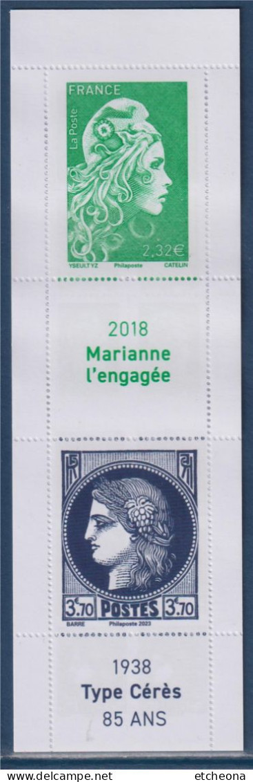 Marianne L'Engagée Et Cérès Carnet Mixte 2023 Salon D'Automne - 2018-2023 Marianne L'Engagée