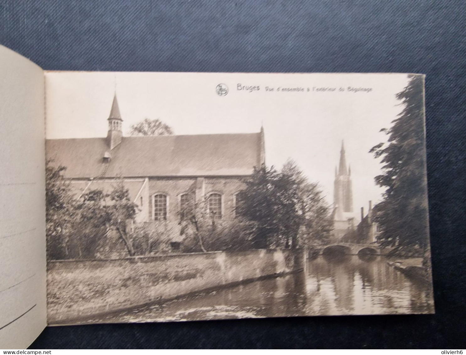 CARNET 10 CP BELGIQUE - BELGÏE (V2402) BRUGES (12 vues) SOUVENIR DU BEGUINAGE NELS Série 2