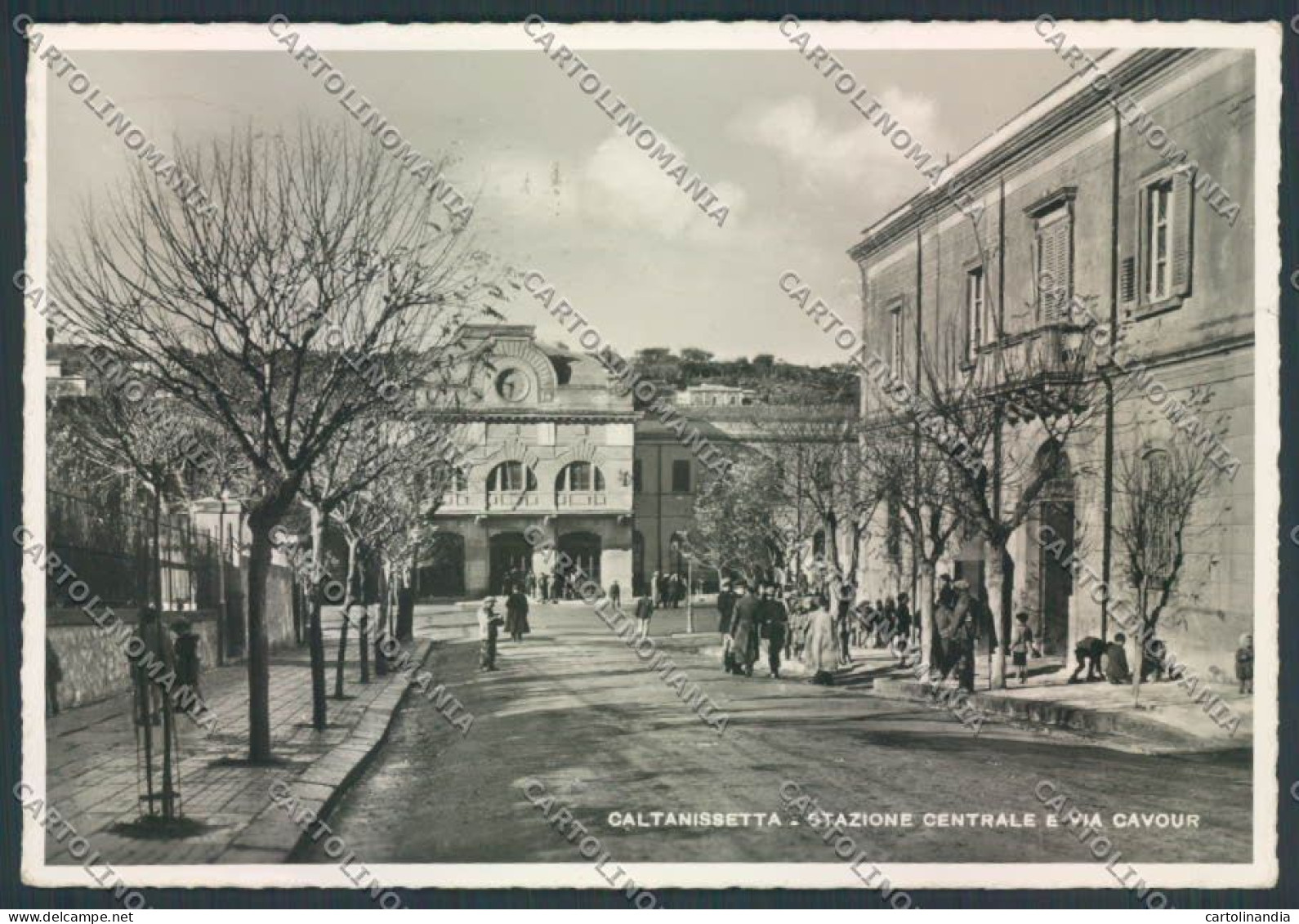 Caltanissetta Città Stazione Foto FG Cartolina ZF6376 - Caltanissetta