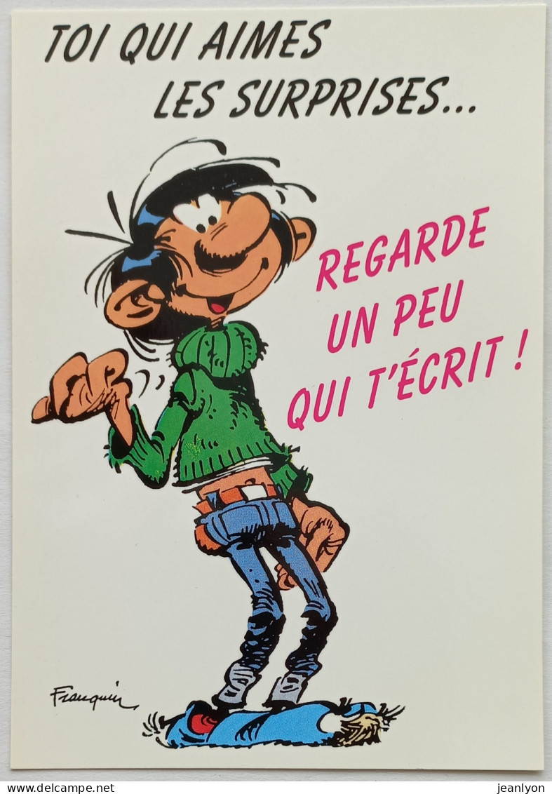 GASTON LAGAFFE - Illustrateur FRANQUIN - Bande Dessinée / BD - Surprises / Regarde Qui écrit  - Bandes Dessinées