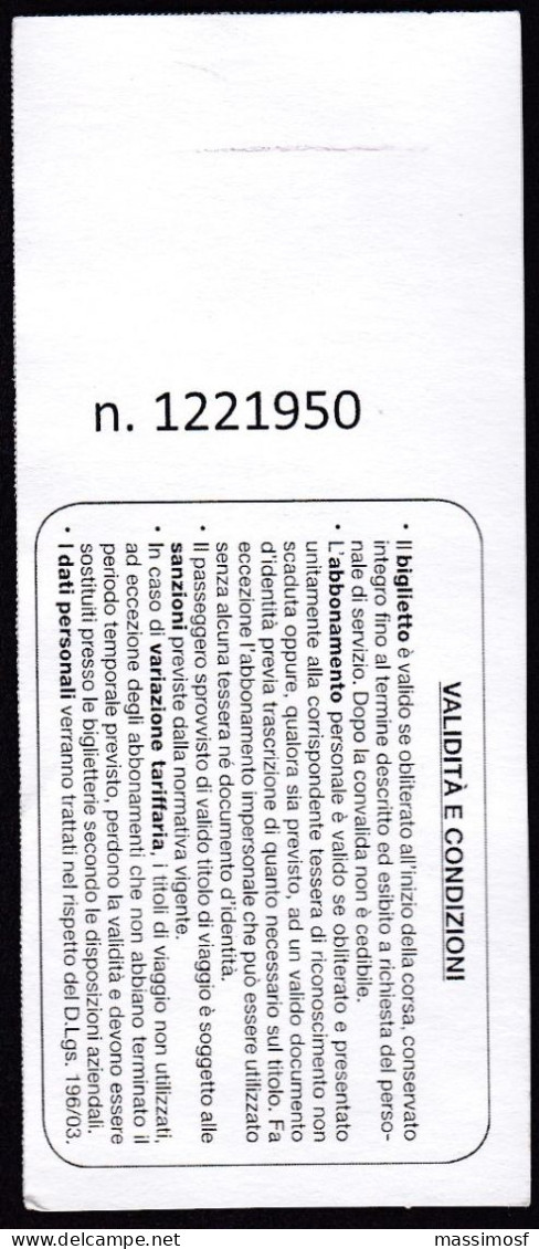 Lucca, Italy - Single Journey Transport Ticket - 2013 - Europe