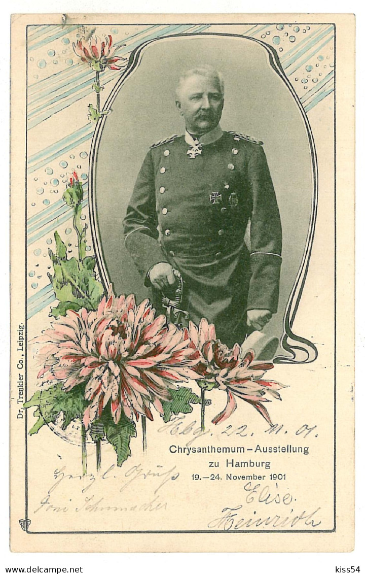 CH 75 - 9236 Graf WALDERSEE, Leader Of The German Army In CHINA - Old PC - Used - 1901 - Chine