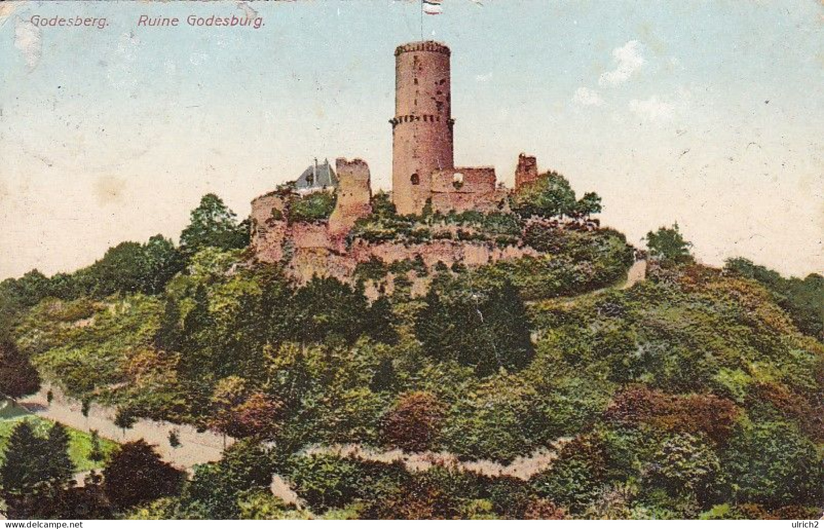 AK Godesberg - Ruine Godesburg - Ca. 1910  (68827) - Bonn