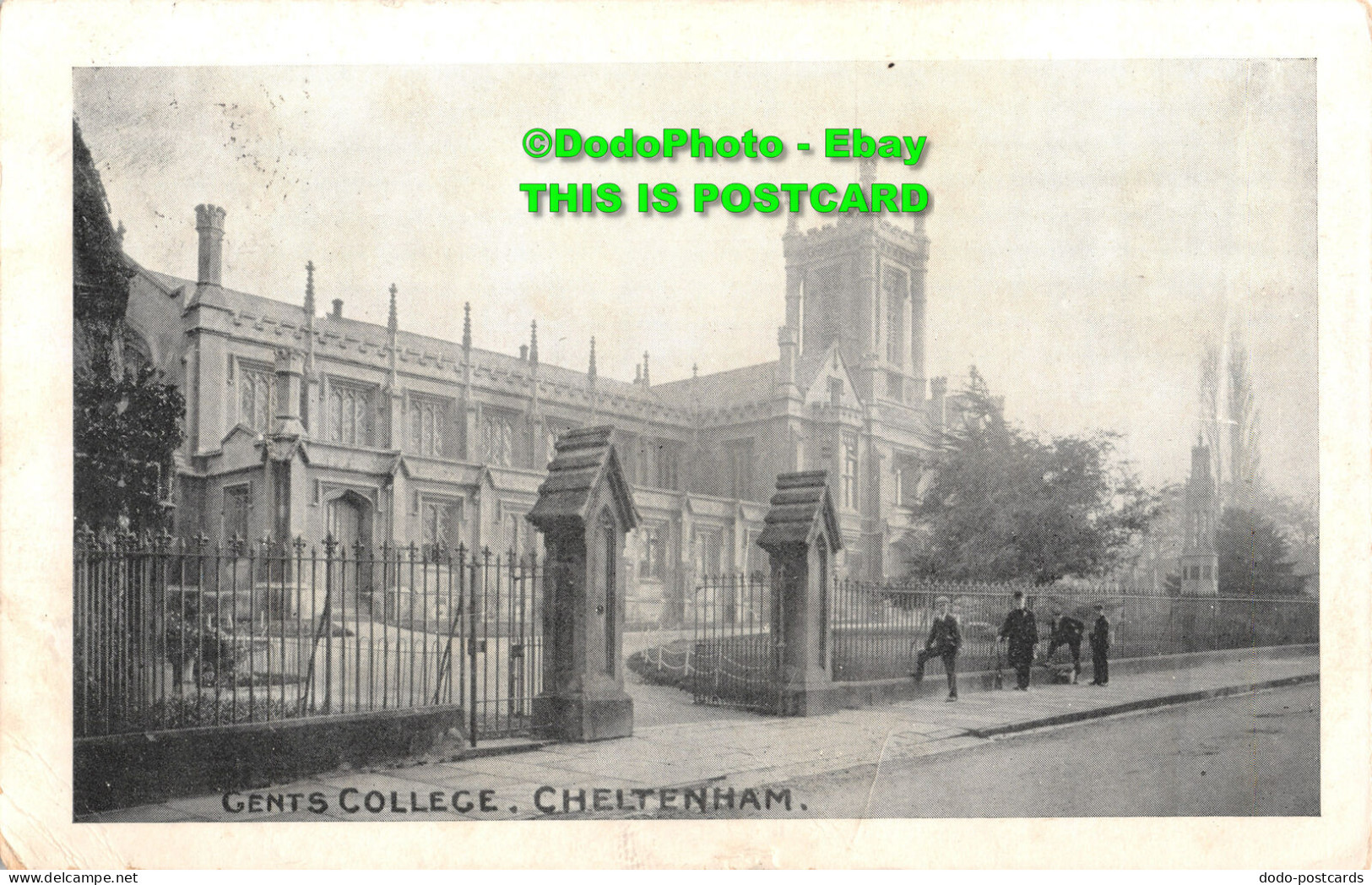 R381648 Cheltenham. Gents College. Pictorial Post Card. 1906 - Welt