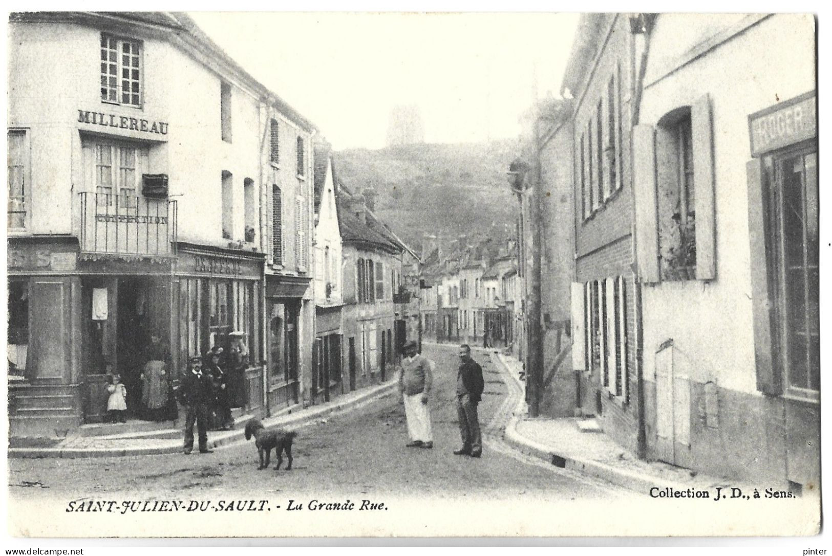 SAINT JULIEN DU SAULT - La Grande Rue - Saint Julien Du Sault