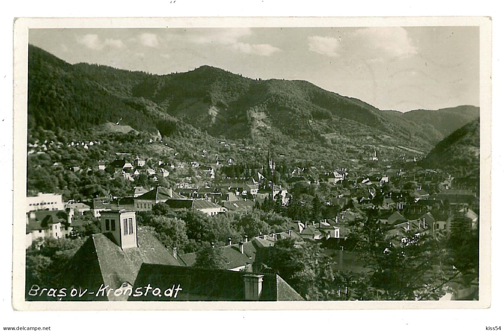 RO 33 - 4453 BRASOV, Panorama, Romania - Old Postcard, Real PHOTO - Used - 1939 - Rumänien