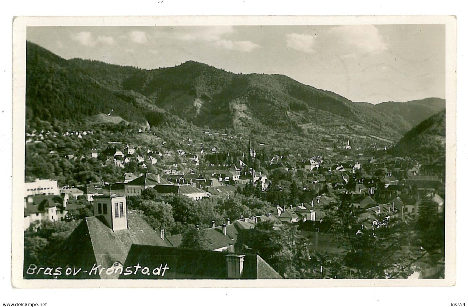 RO 33 - 4453 BRASOV, Panorama, Romania - Old Postcard, Real PHOTO - Used - 1939 - Roumanie