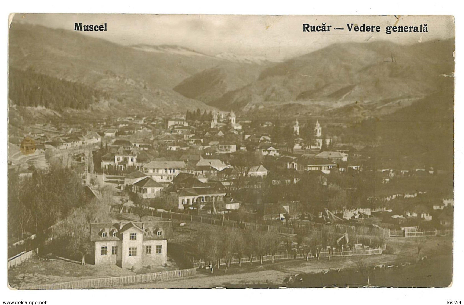 RO 33 - 1273 RUCAR, Panorama, Romania - Old Postcard - Used - 1927 - Rumänien