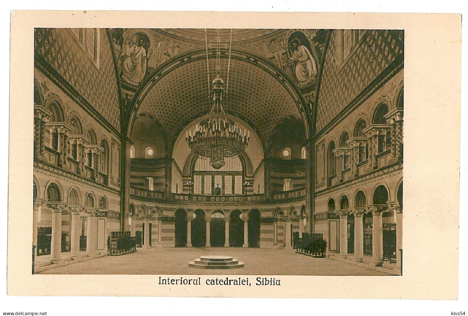 RO 33 - 9287 SIBIU, Interiorul Catedralei, Romania - Old Postcard - Unused - Roumanie