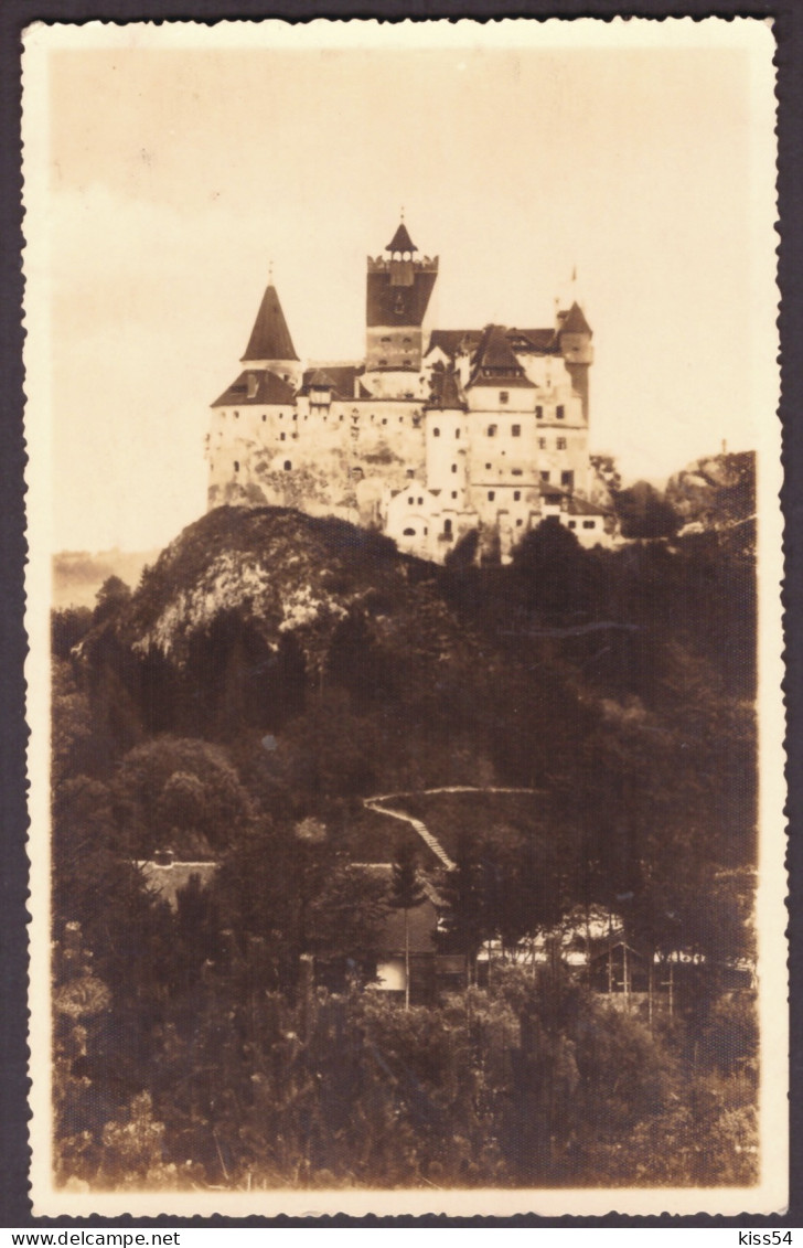 RO 33 - 24911 BRAN, Brasov, Dracula Castle, Romania - Old Postcard, Real Photo - Unused - Rumänien