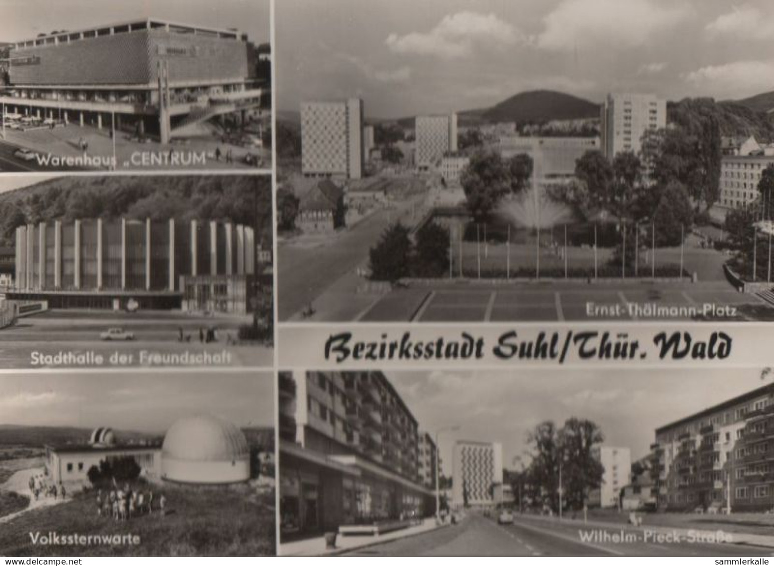 51134 - Suhl - U.a. Stadthalle Der Freundschaft - 1977 - Suhl